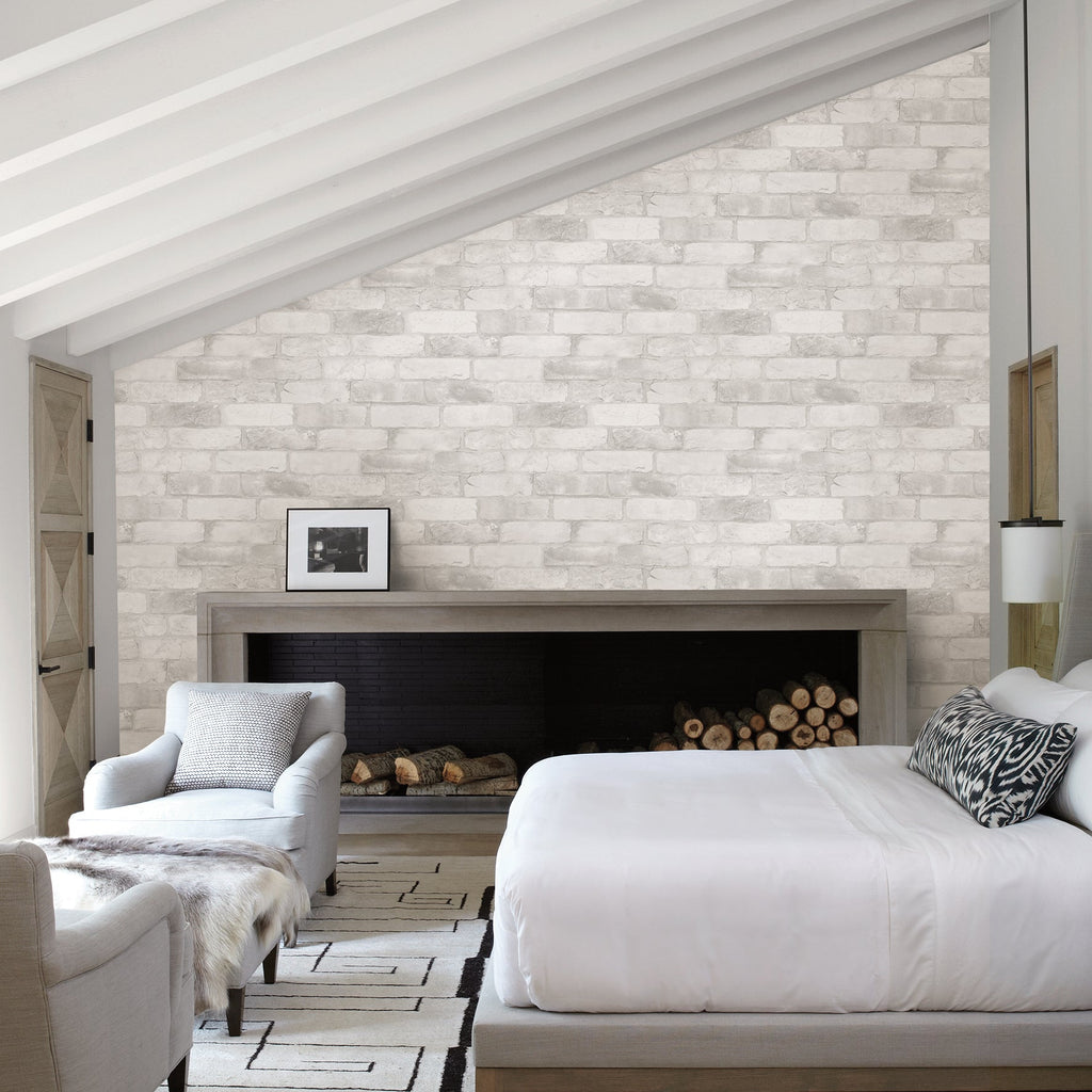 Reclaimed Bricks Wallpaper wallpaper detail or room view