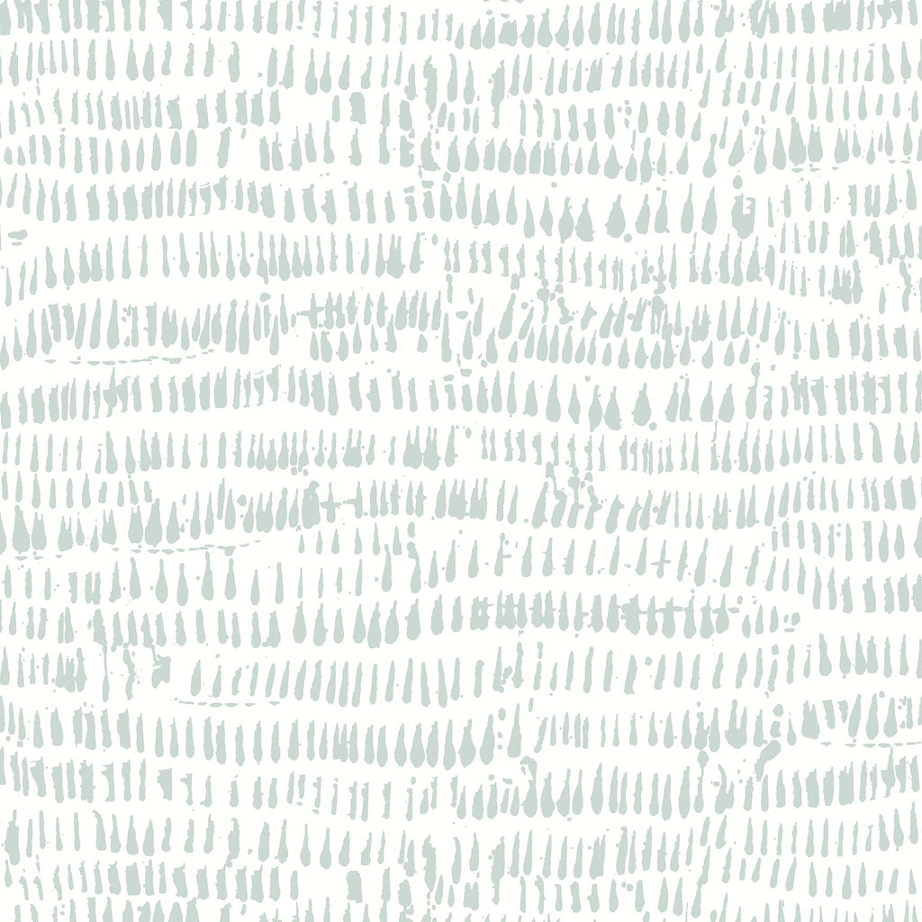 Runes Brushstrokes Wallpaper in Seafoam