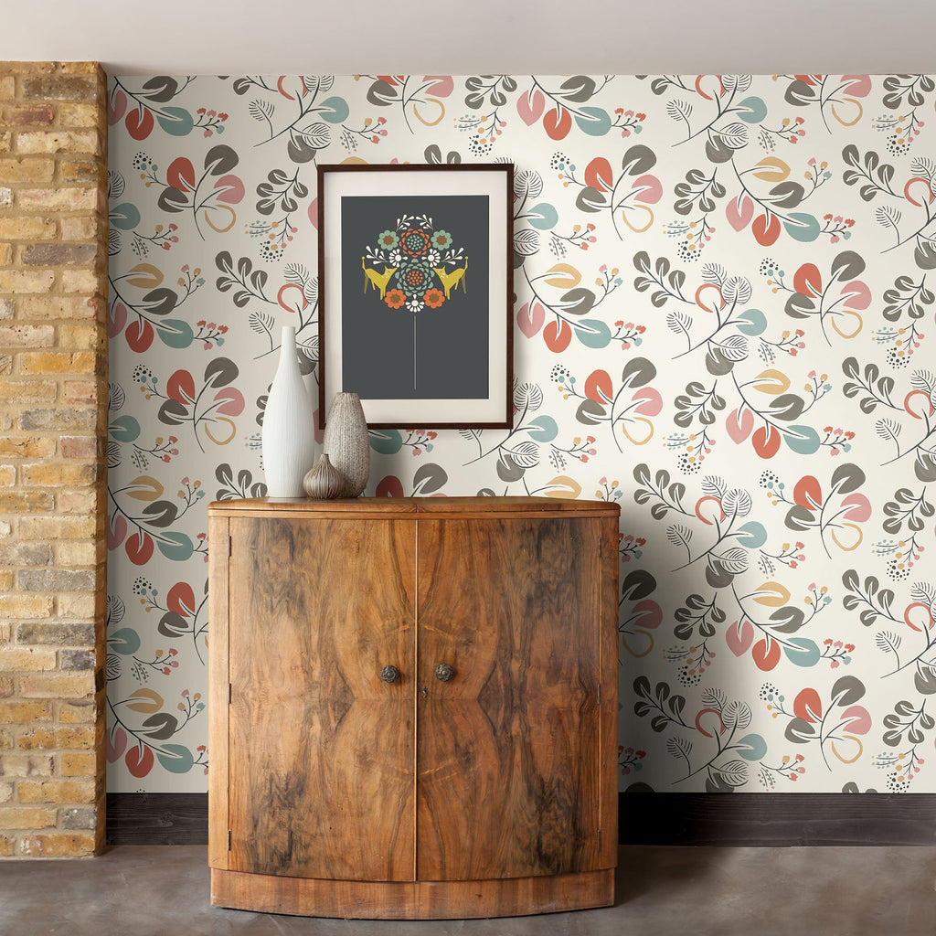 Jona Wallpaper wallpaper detail or room view