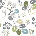 Jona Wallpaper in Green