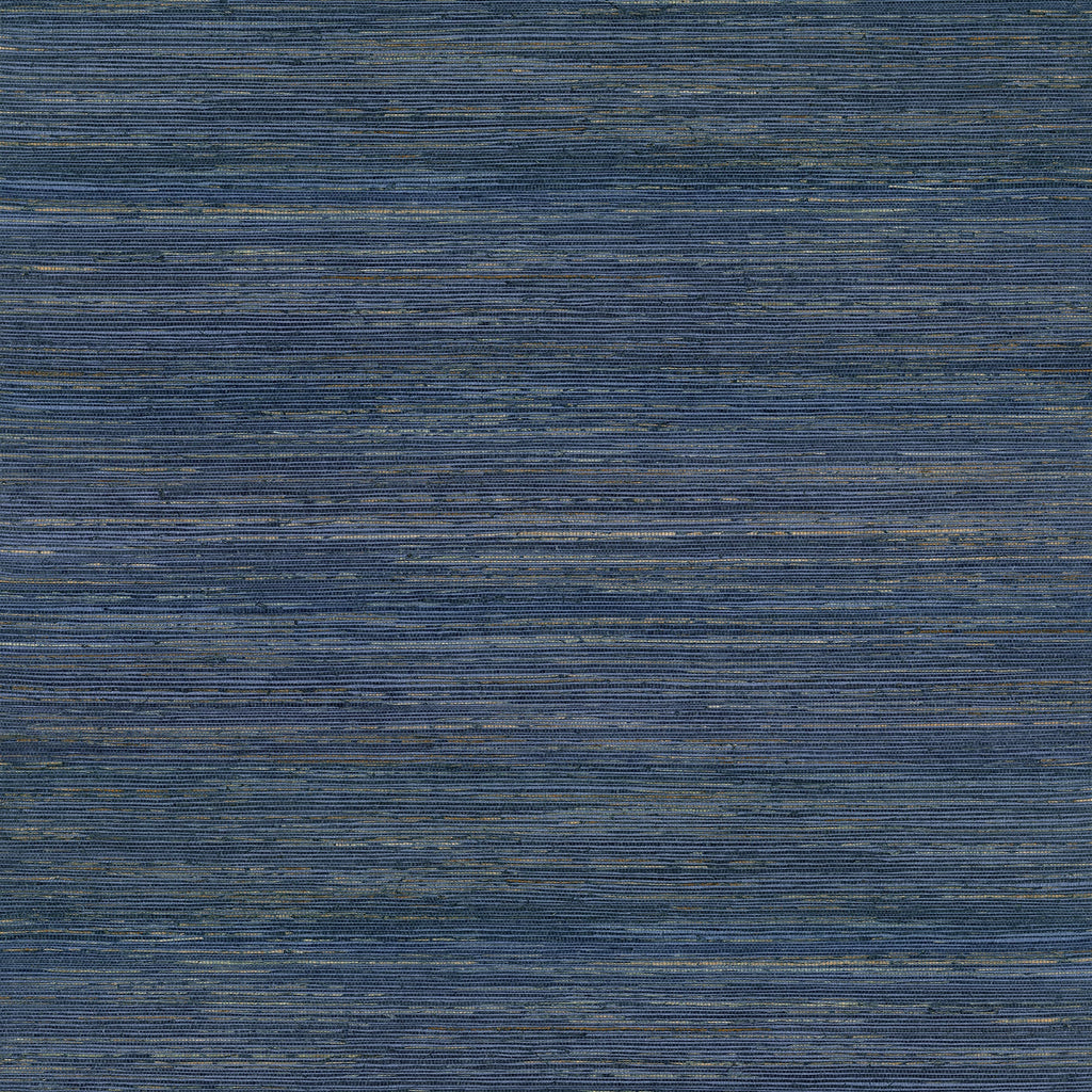 Pattini Grasscloth Wallpaper in Indigo