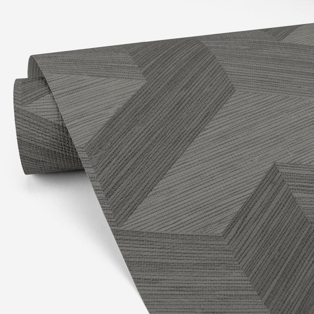 Y Knot Geometric Texture Wallpaper wallpaper detail or room view