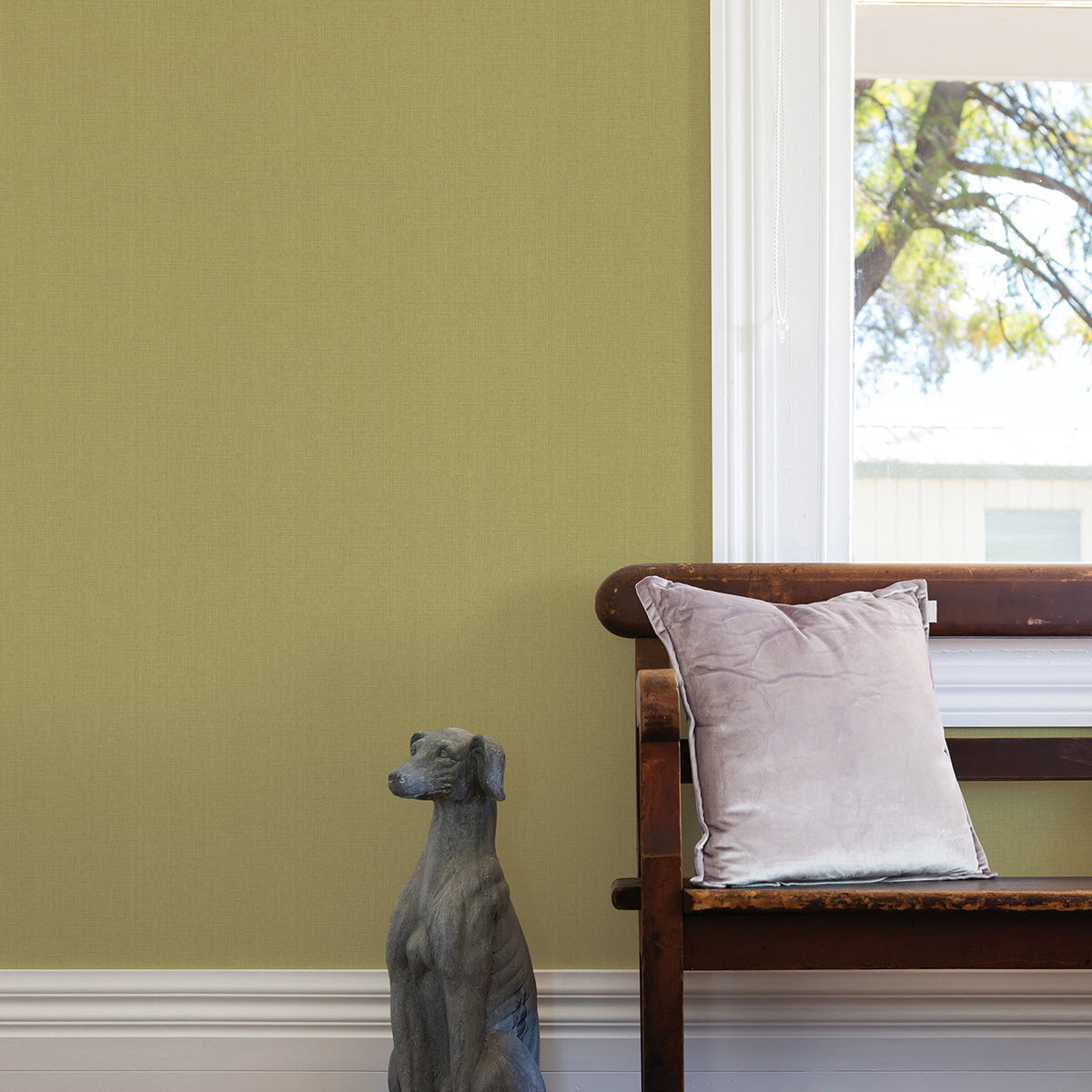 Qiaohui Petite Weave Wallpaper wallpaper detail or room view