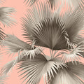 Summer Palm Tropical Wallpaper in Blush