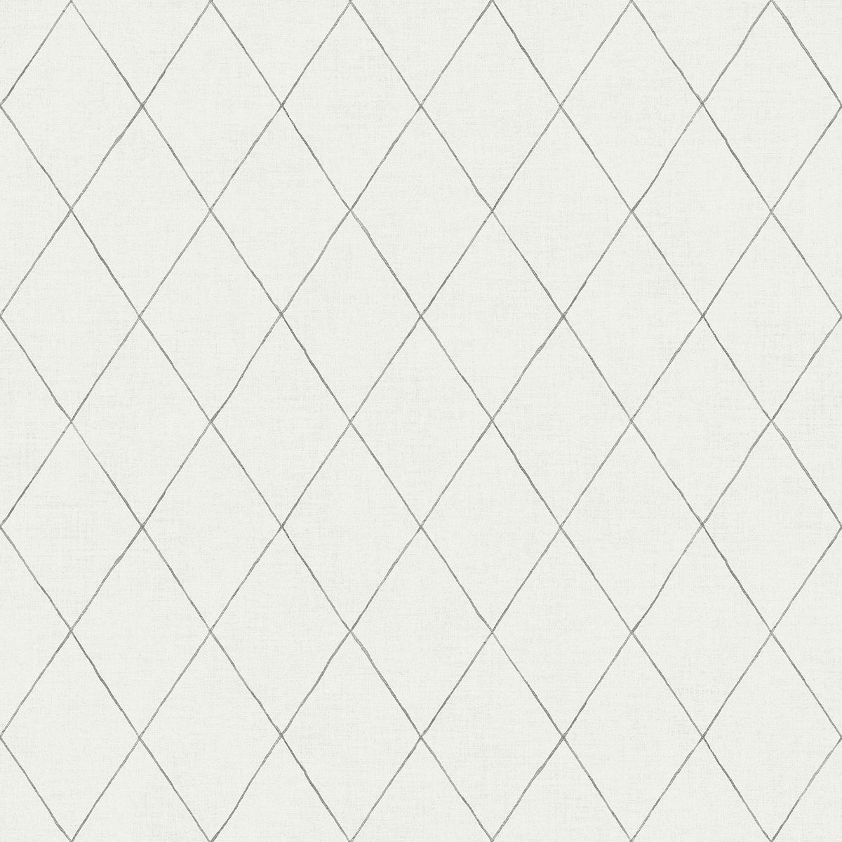 Rhombus Geometric Wallpaper in Grey