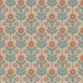 Aya Floral Wallpaper in Beige