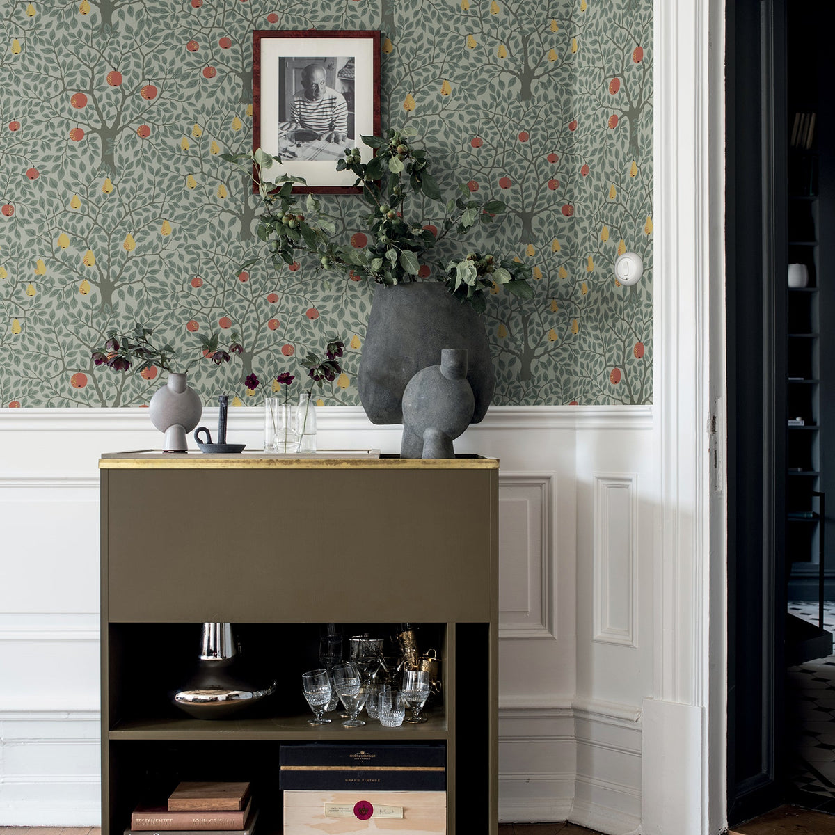 Pomona Fruit Tree Wallpaper wallpaper detail or room view