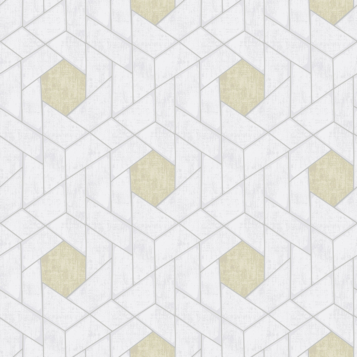 Granada Wallpaper in Silver