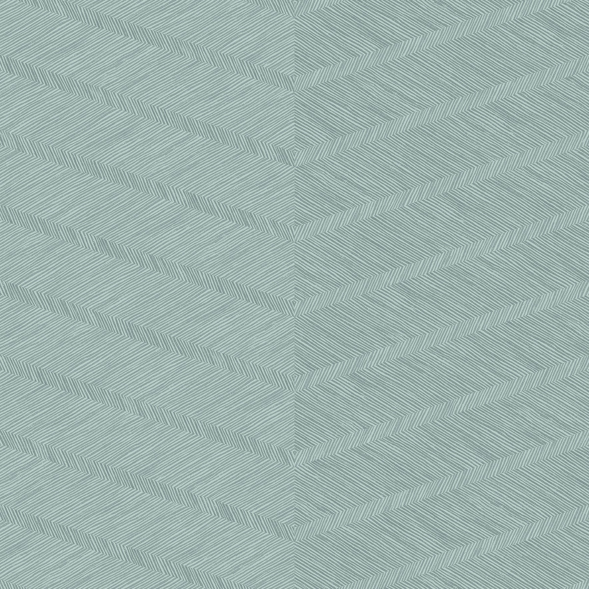 Aspen Chevron Wallpaper in Aqua