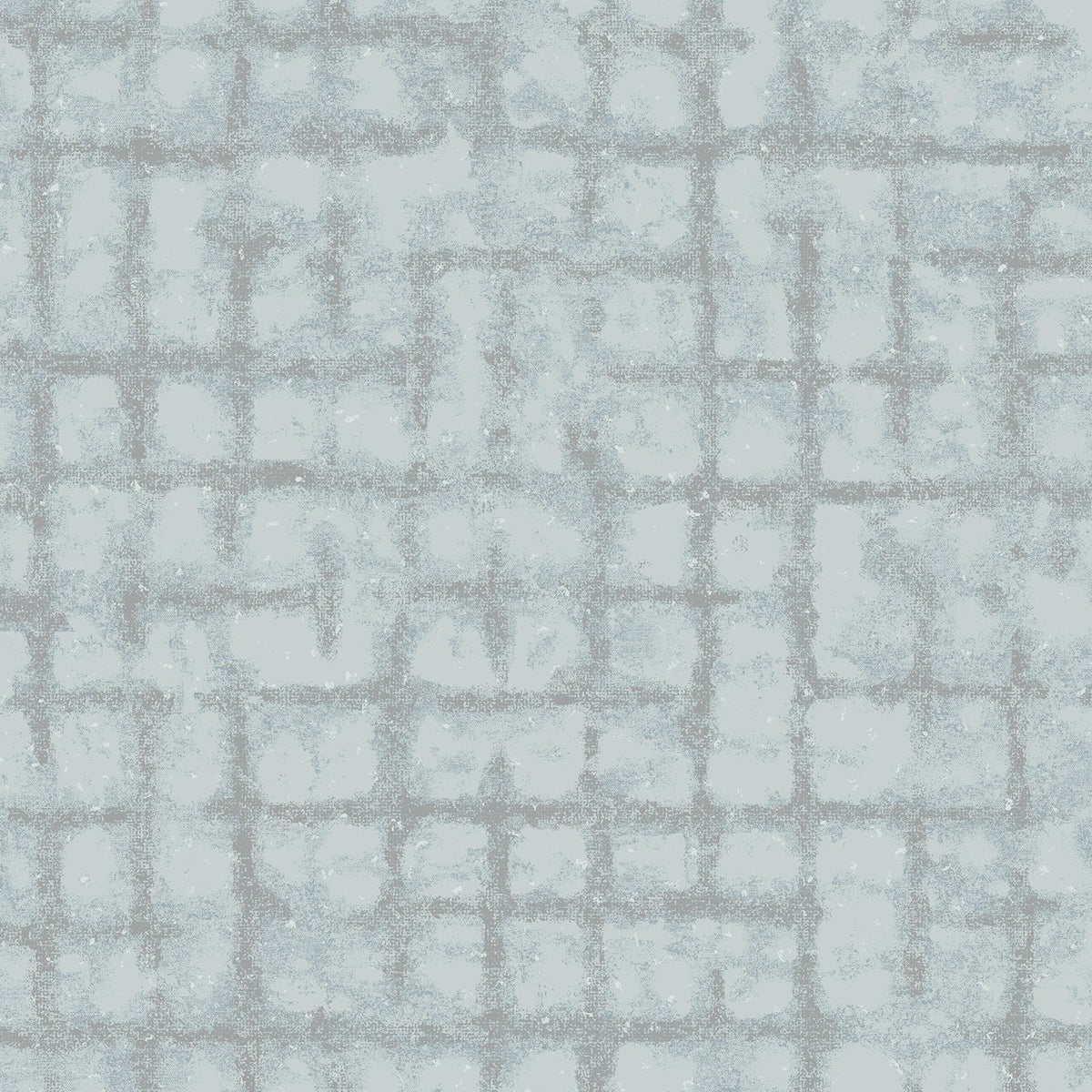 Shea Distressed Geometric Wallpaper in Sky Blue