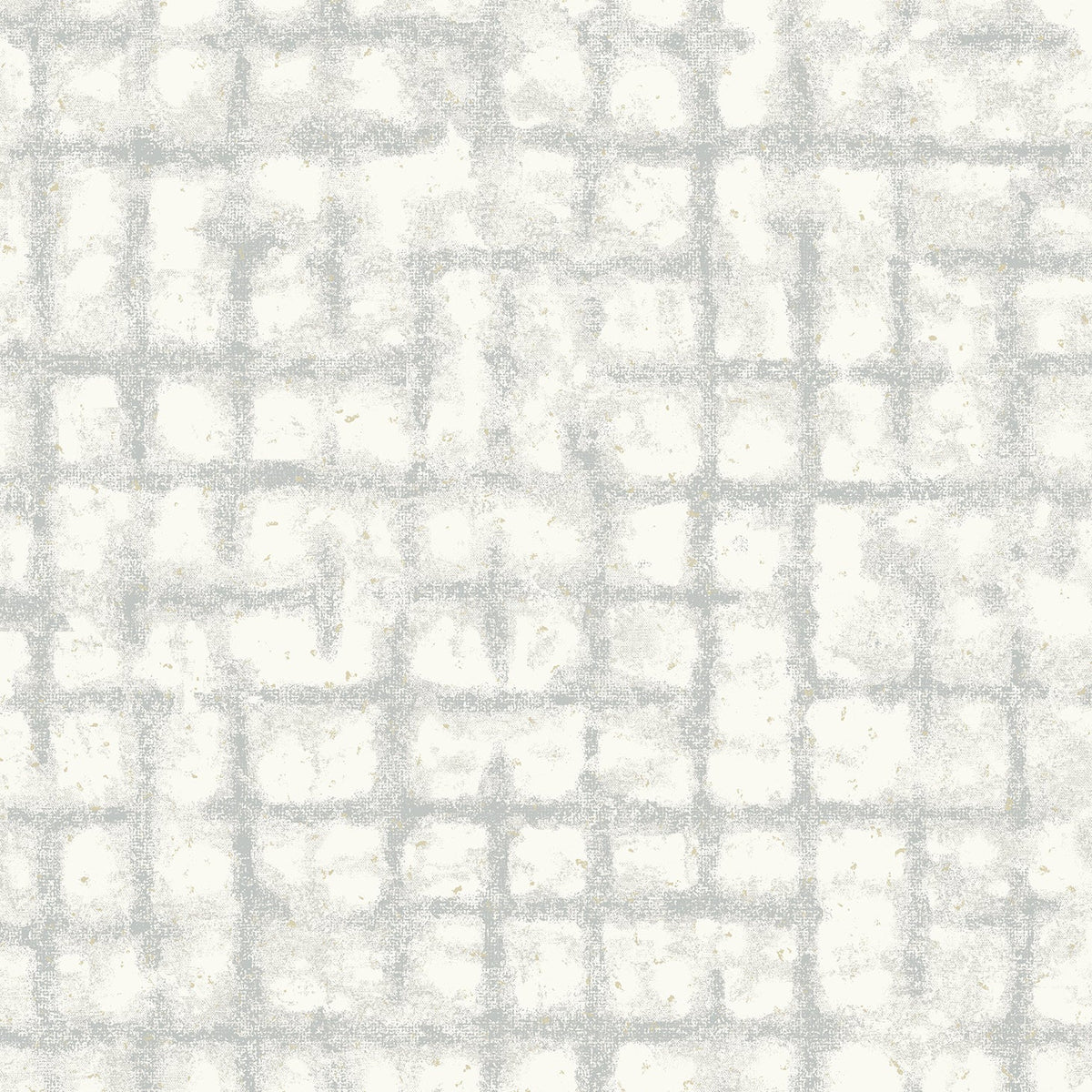 Shea Distressed Geometric Wallpaper in Light Grey