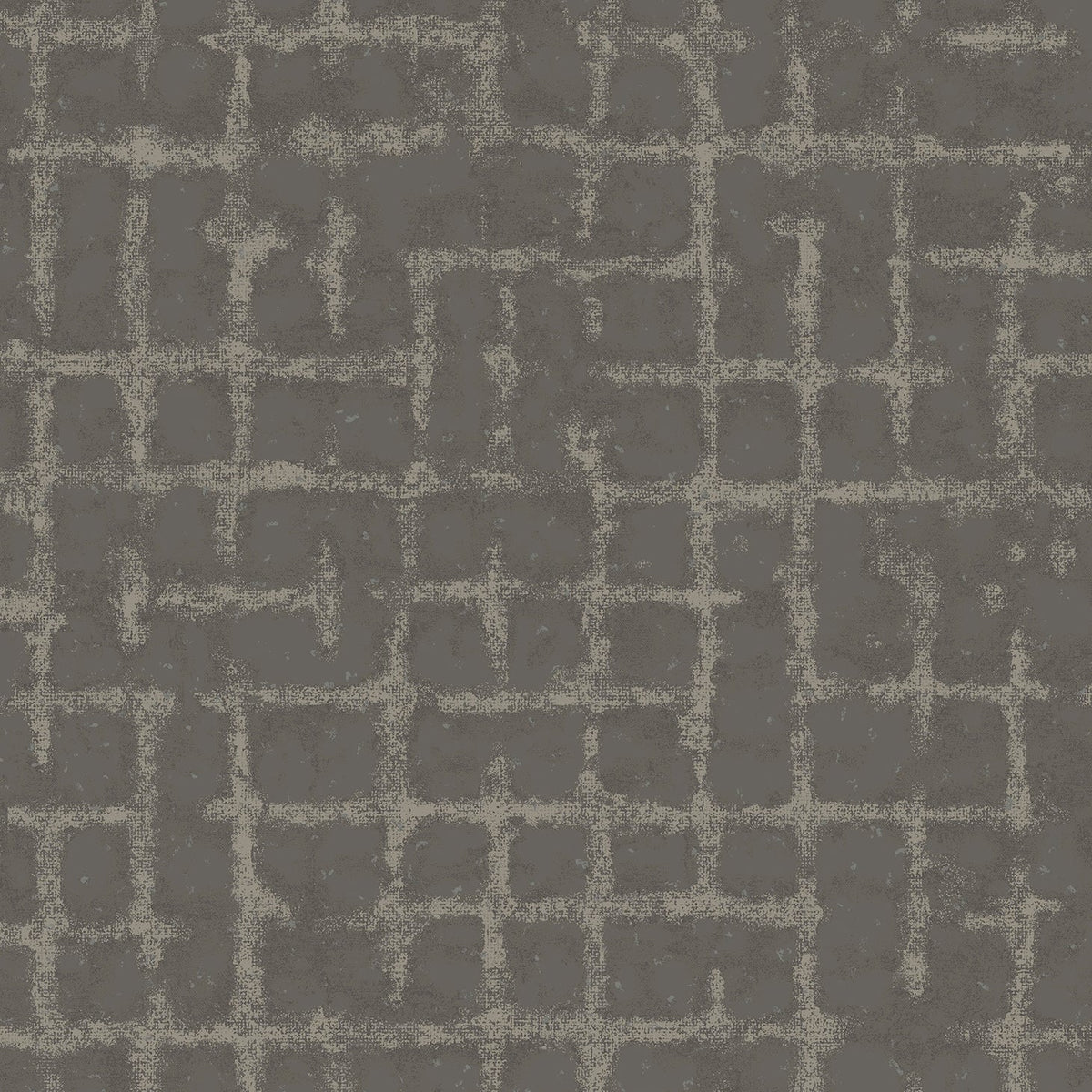 Shea Distressed Geometric Wallpaper in Charcoal