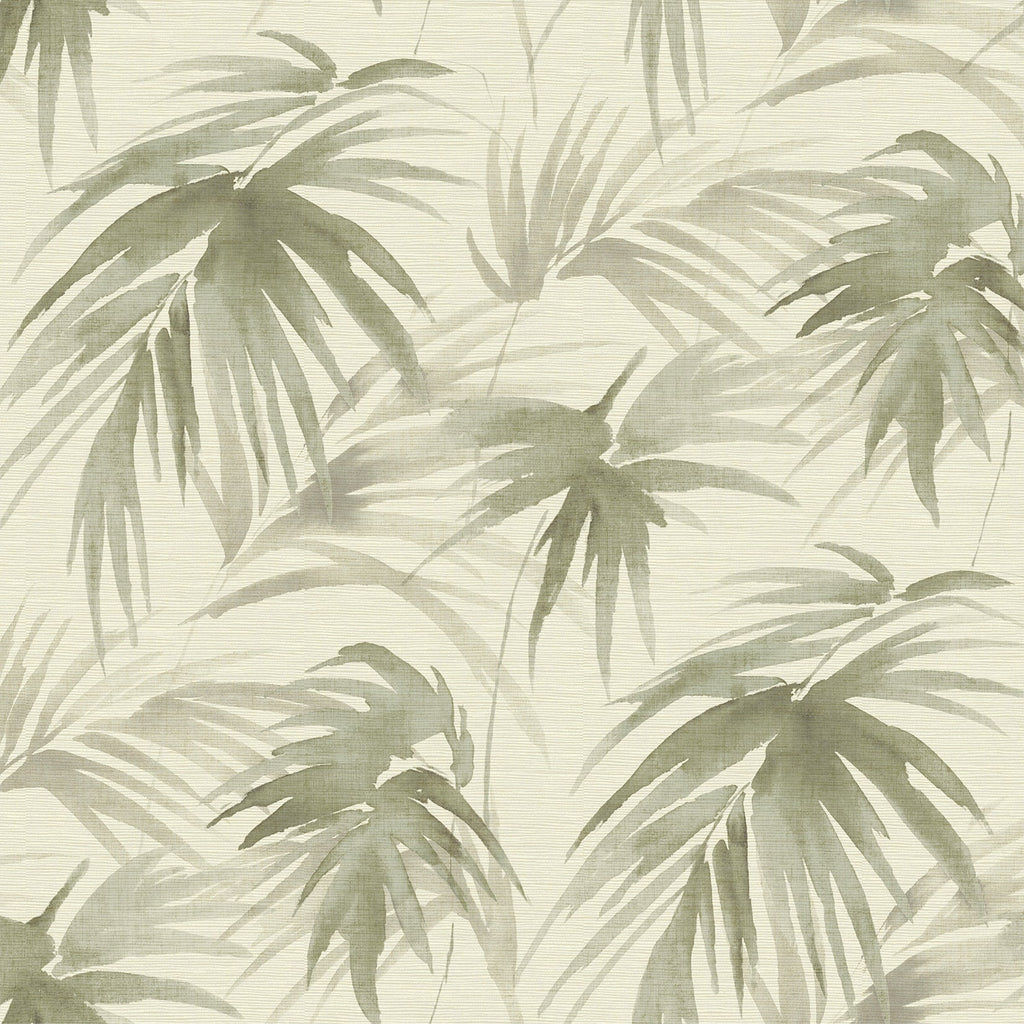 Darlana Grasscloth Wallpaper in Sage