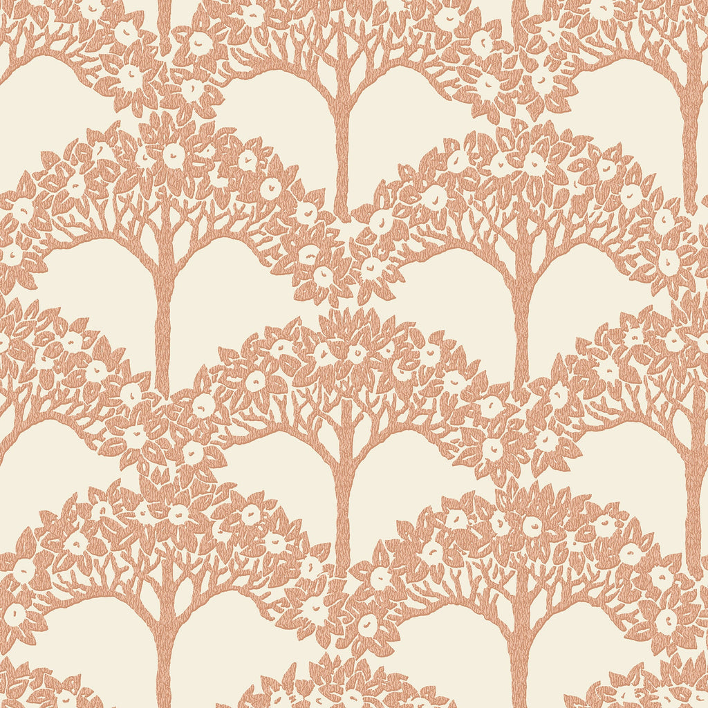 Dawson Magnolia Tree Wallpaper in Rust