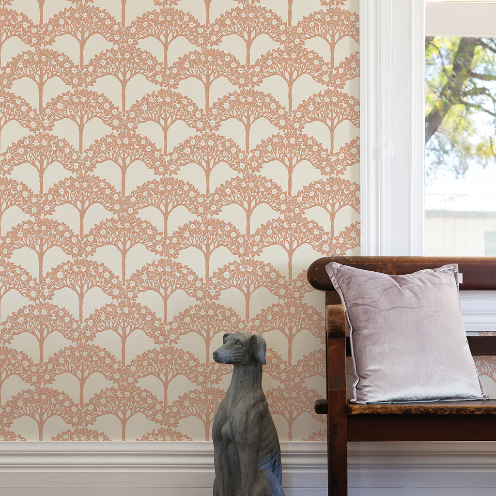 Dawson Magnolia Tree Wallpaper wallpaper detail or room view