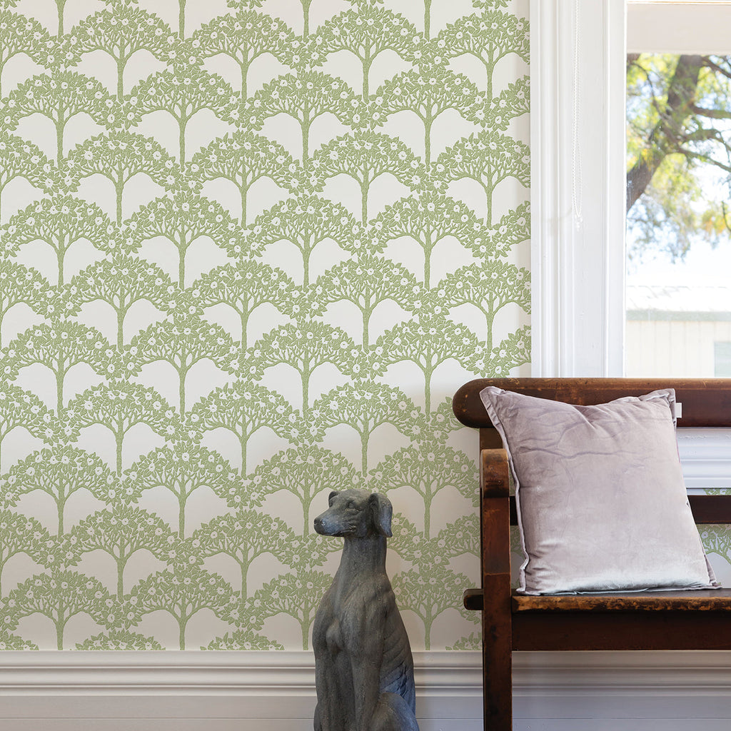Dawson Magnolia Tree Wallpaper wallpaper detail or room view
