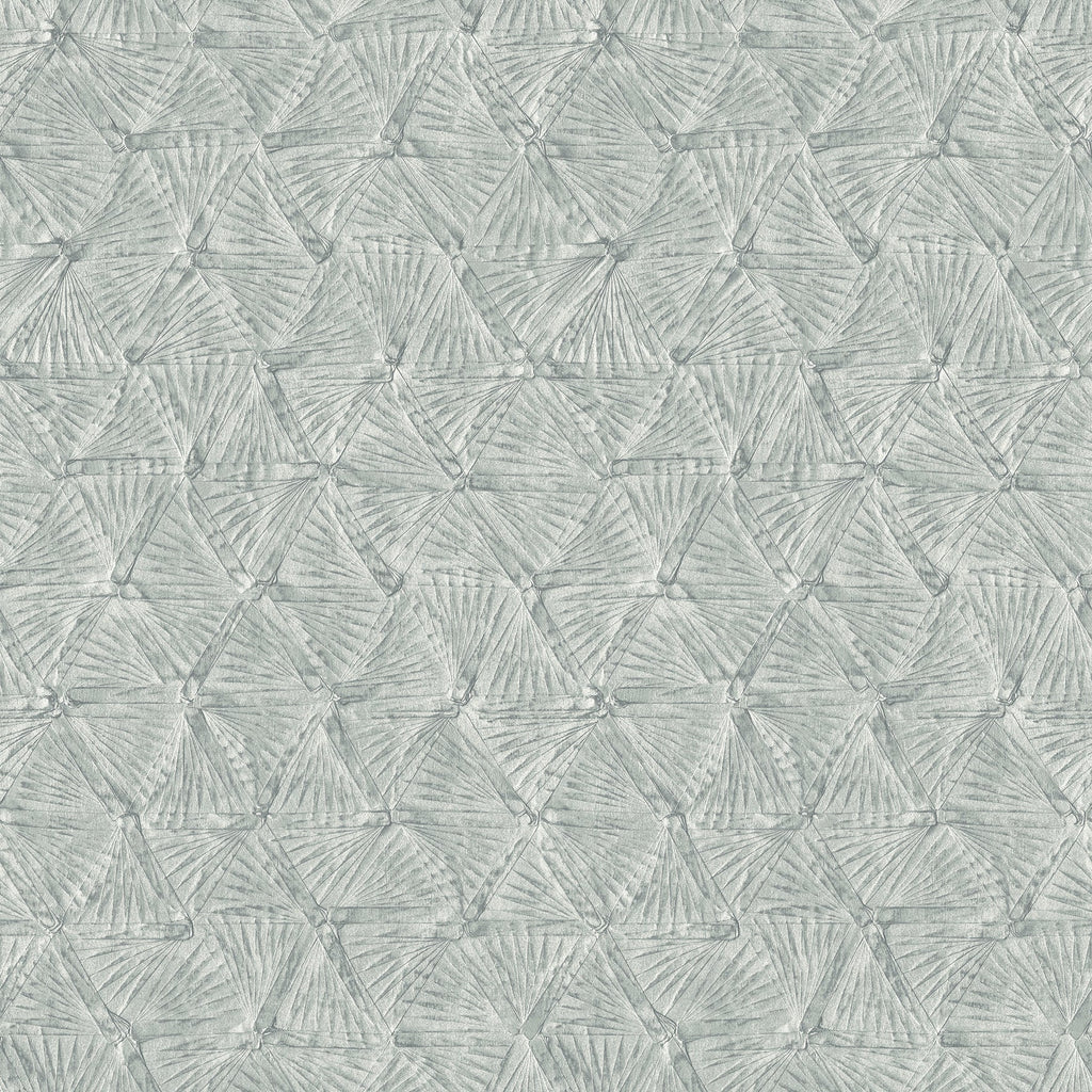 Wright Textured Triangle Wallpaper in Slate
