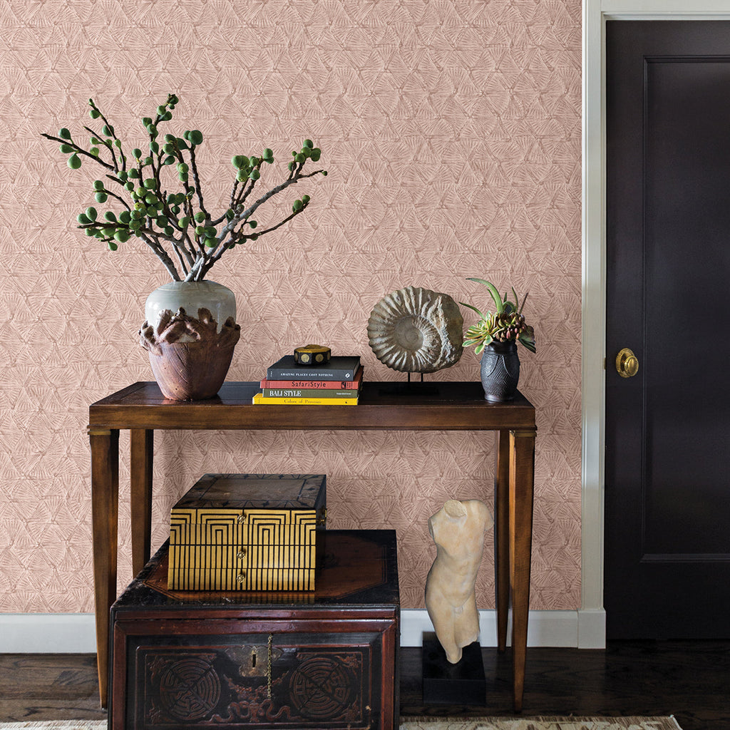 Wright Textured Triangle Wallpaper wallpaper detail or room view