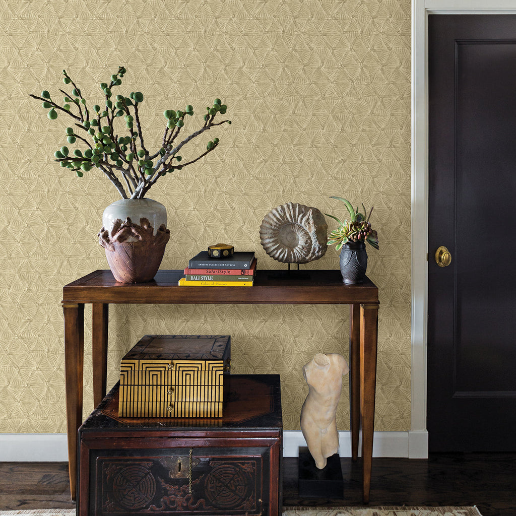 Wright Textured Triangle Wallpaper wallpaper detail or room view