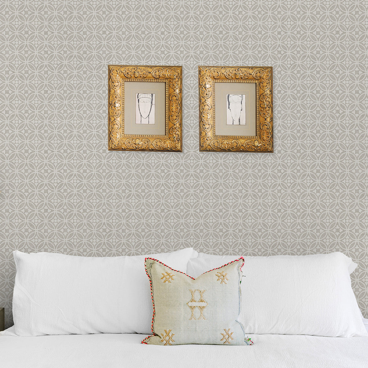 Larsson Ogee Wallpaper wallpaper detail or room view