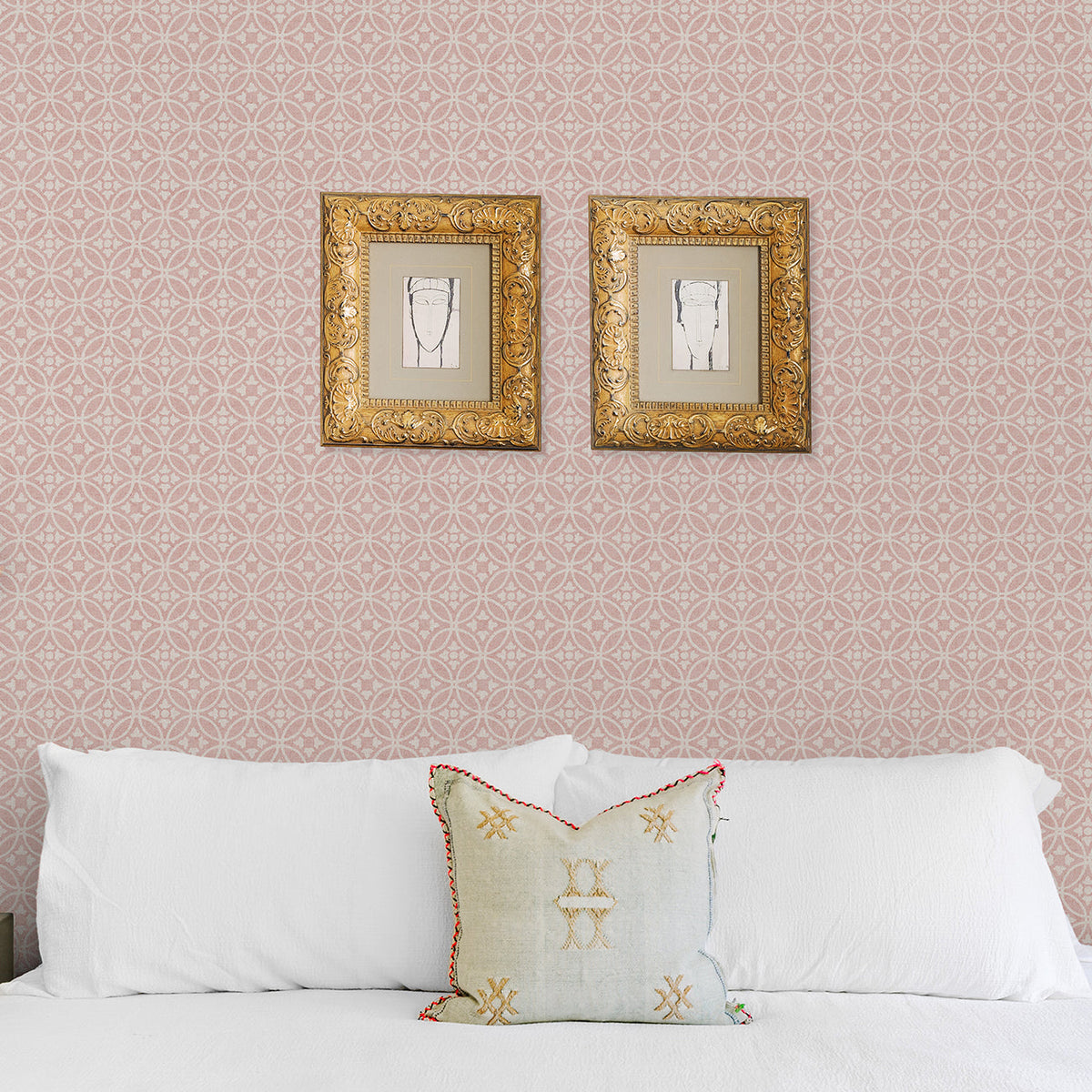 Larsson Ogee Wallpaper wallpaper detail or room view