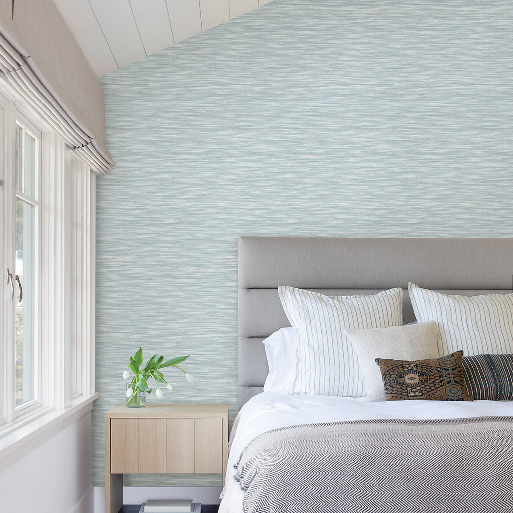 Benson Variegated Stripe Wallpaper wallpaper detail or room view