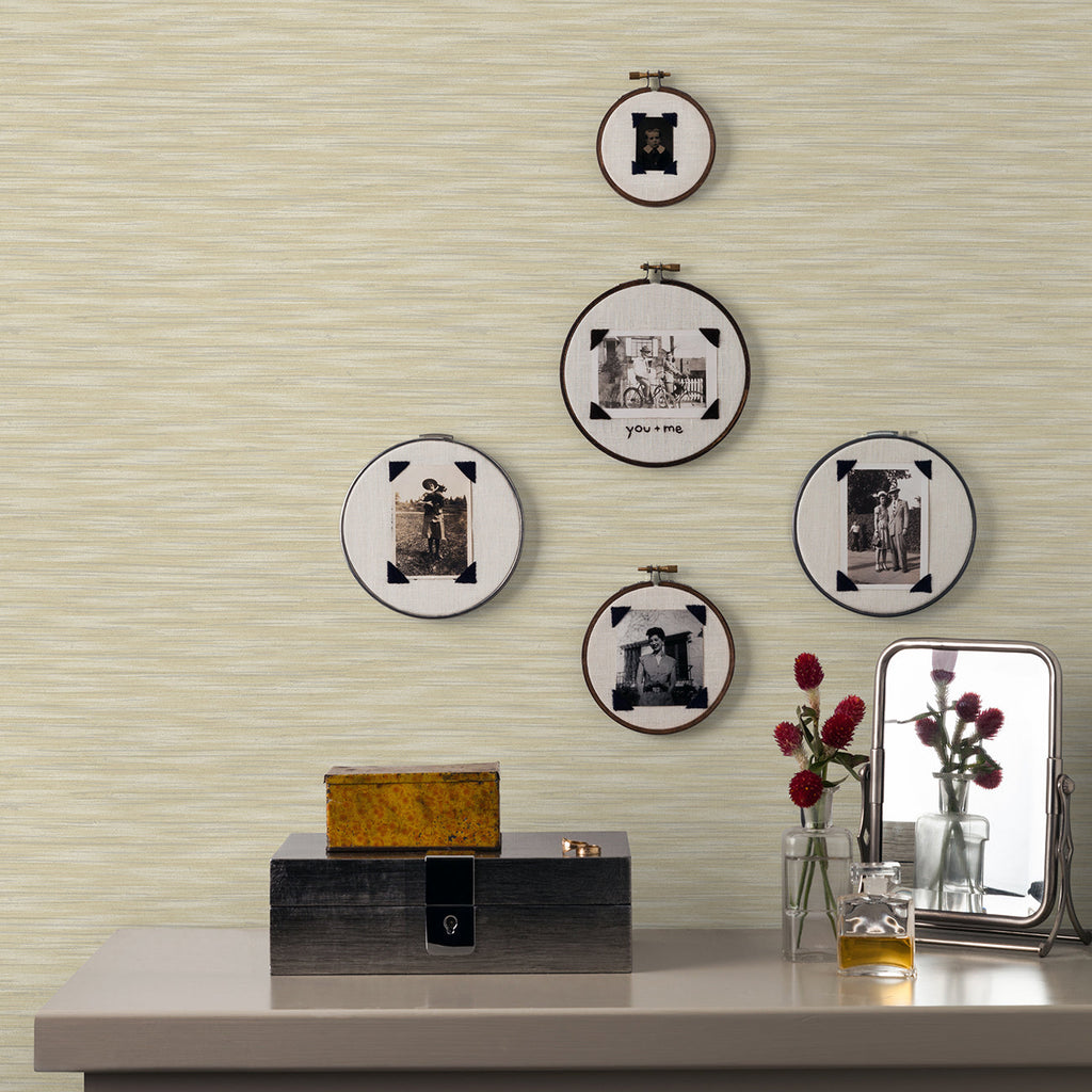 Benson Variegated Stripe Wallpaper wallpaper detail or room view