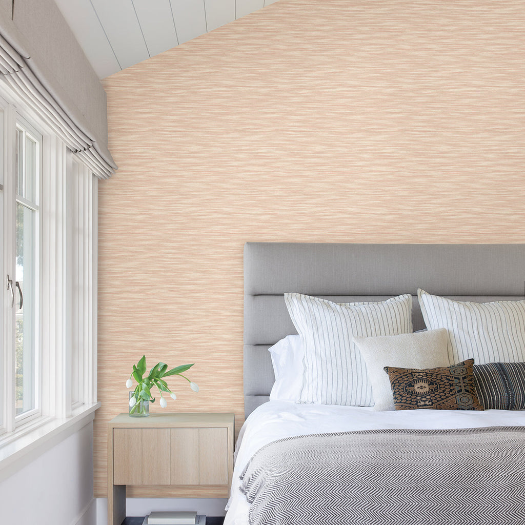 Benson Variegated Stripe Wallpaper wallpaper detail or room view