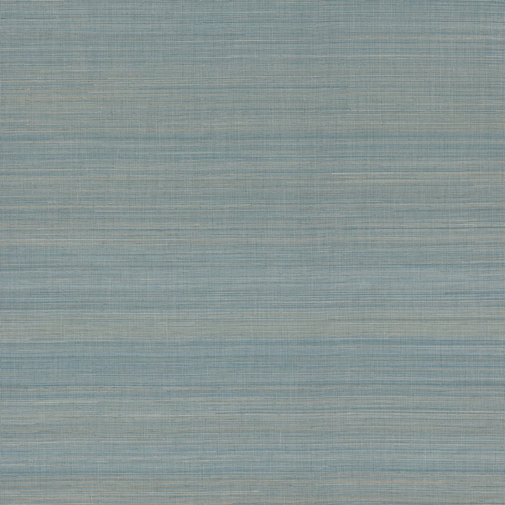 Mai Abaca Grasscloth Wallpaper in Turquoise