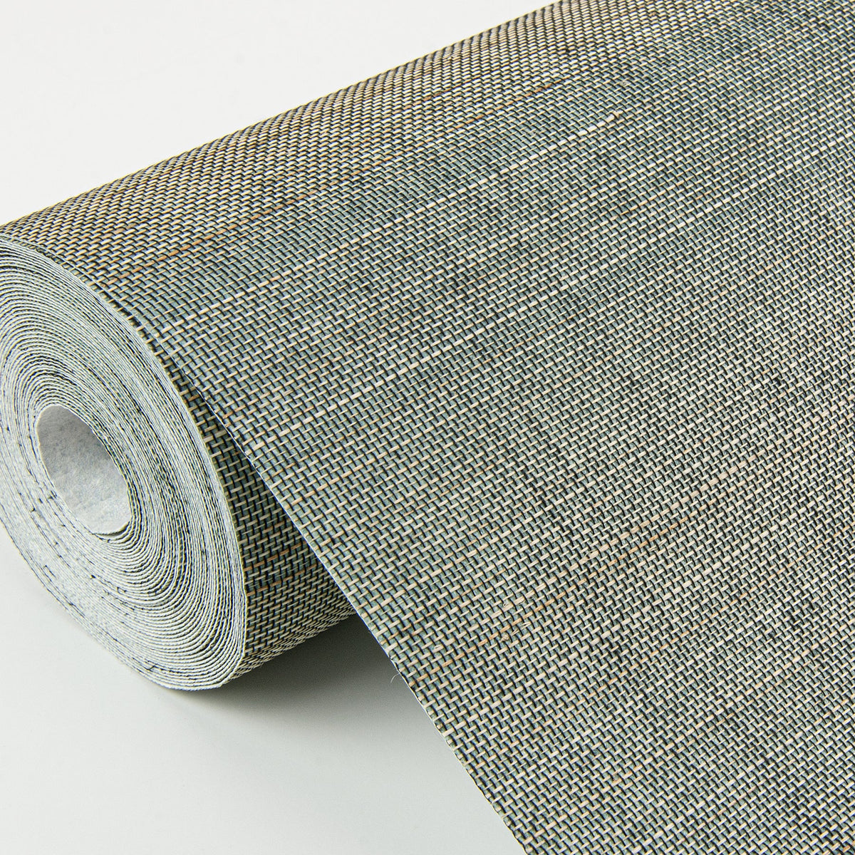 Mai Abaca Grasscloth Wallpaper wallpaper detail or room view