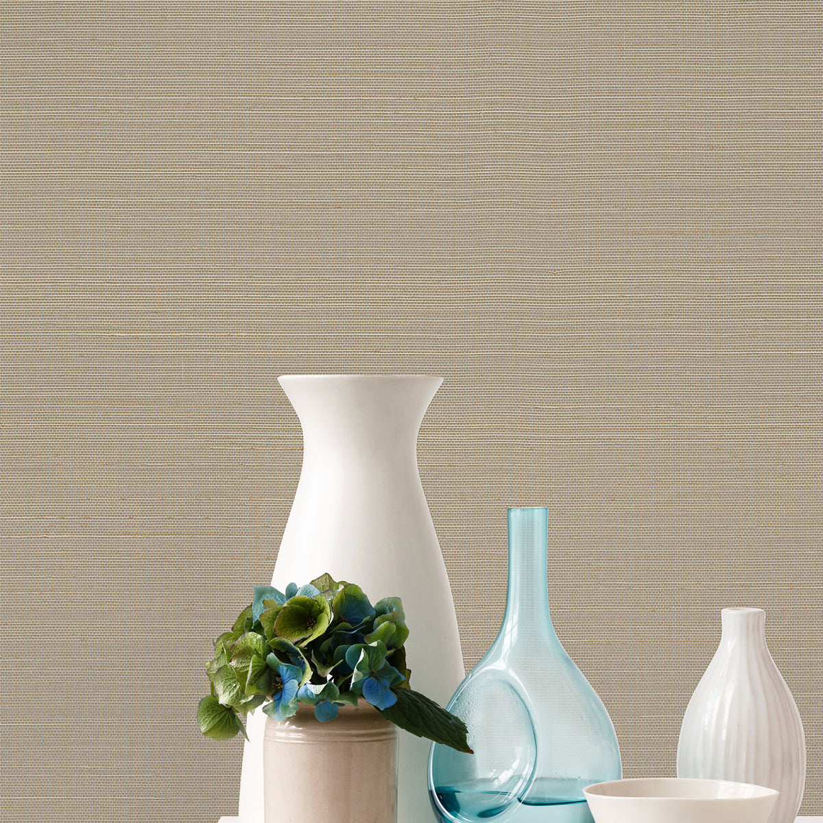 Mai Abaca Grasscloth Wallpaper wallpaper detail or room view