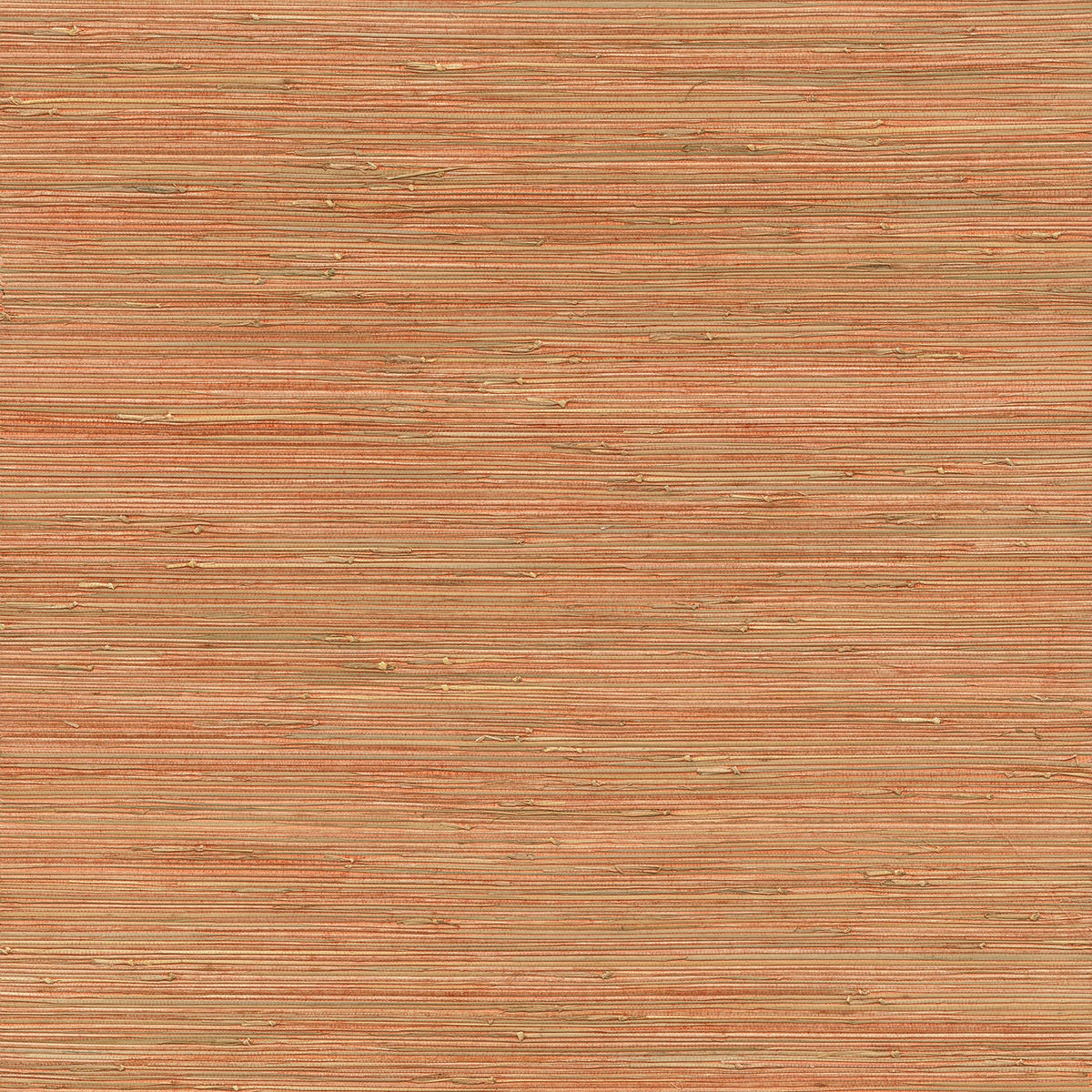 Shuang Handmade Grasscloth Wallpaper in Coral