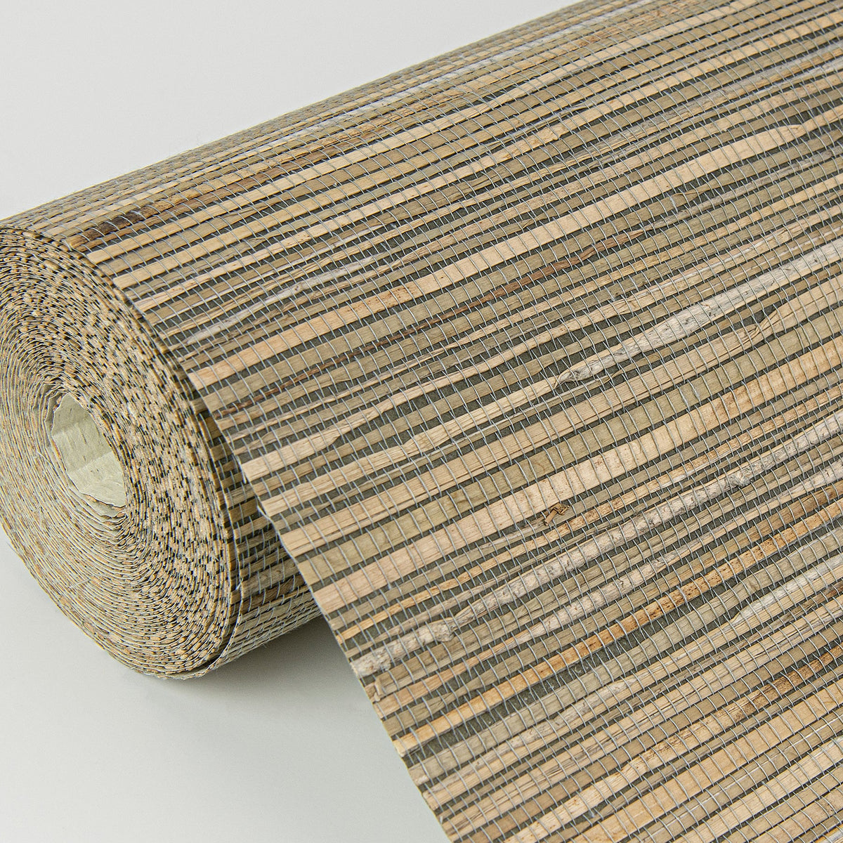 Shuang Handmade Grasscloth Wallpaper wallpaper detail or room view