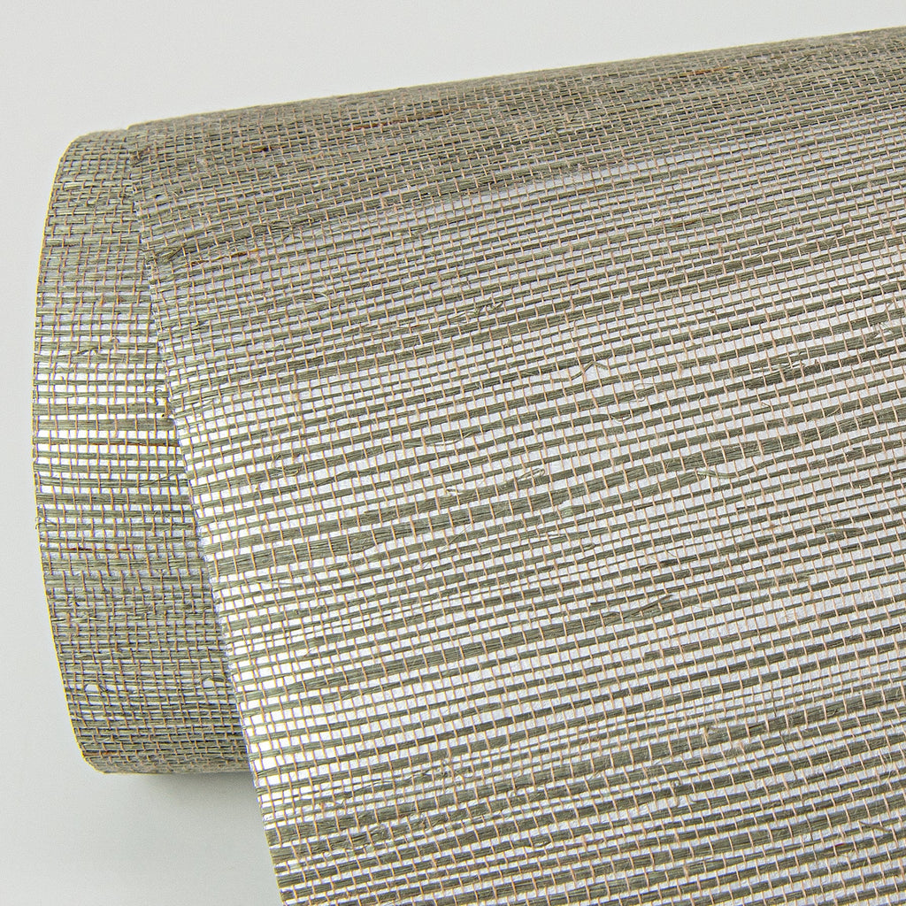 Caihon Sisal Grasscloth Wallpaper wallpaper detail or room view
