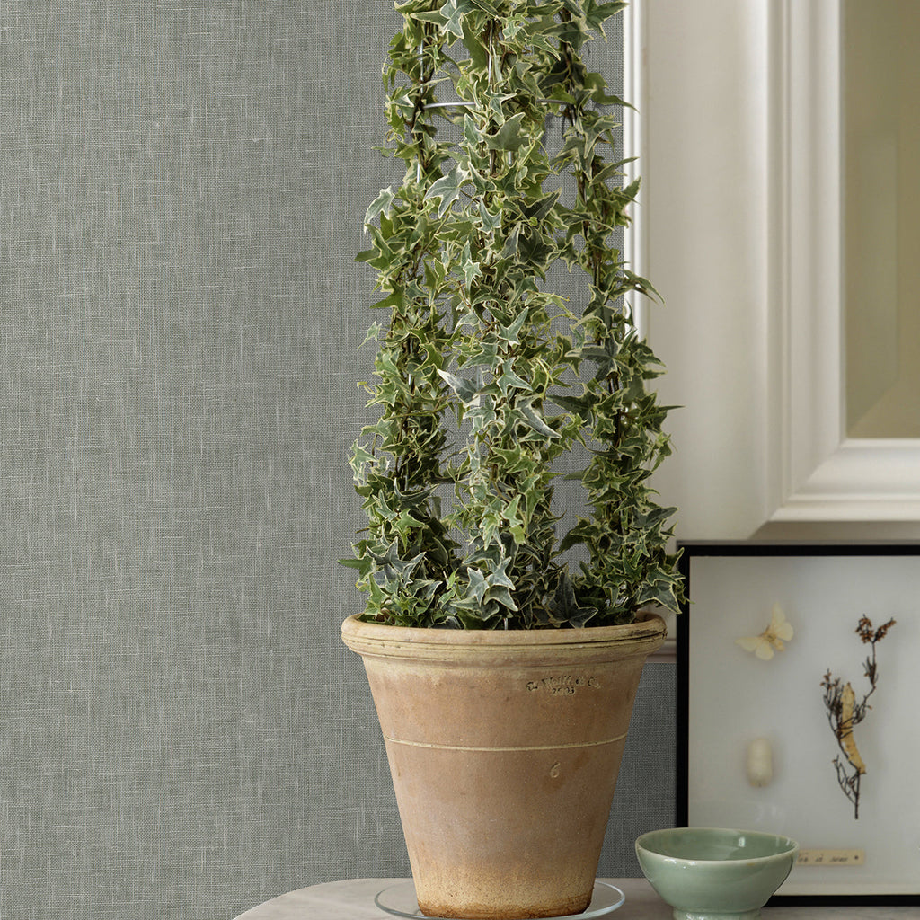 Donmei Linen Wallpaper wallpaper detail or room view
