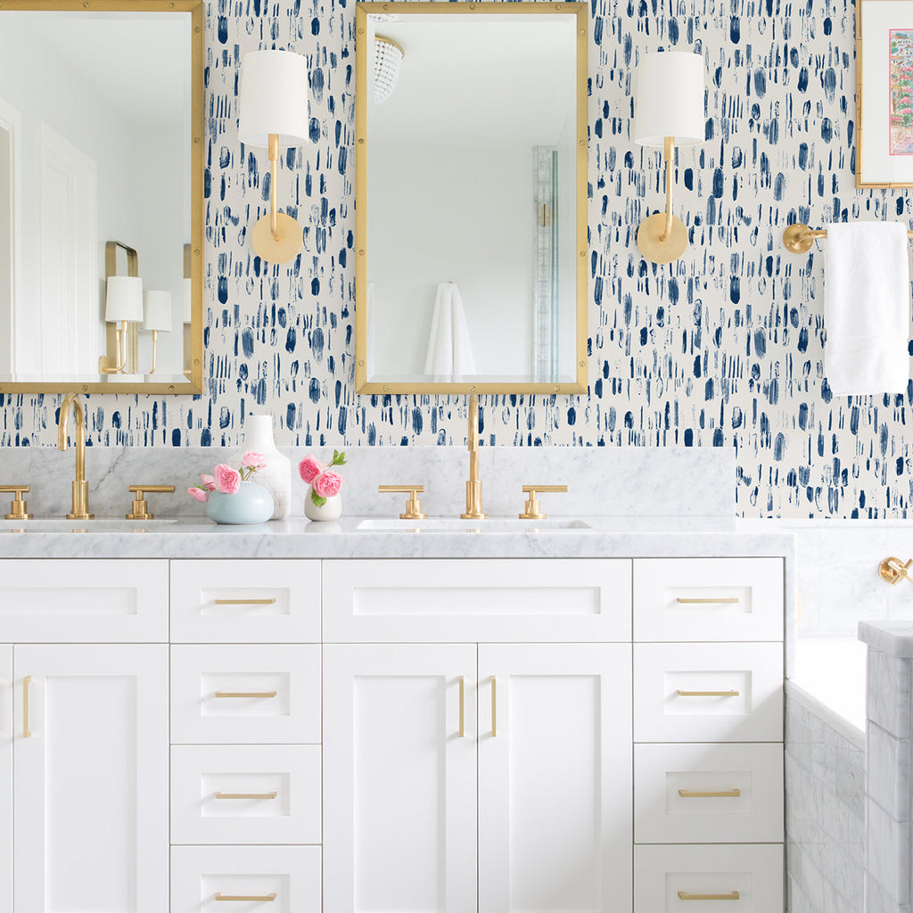 Dwell Brushstrokes Wallpaper wallpaper detail or room view