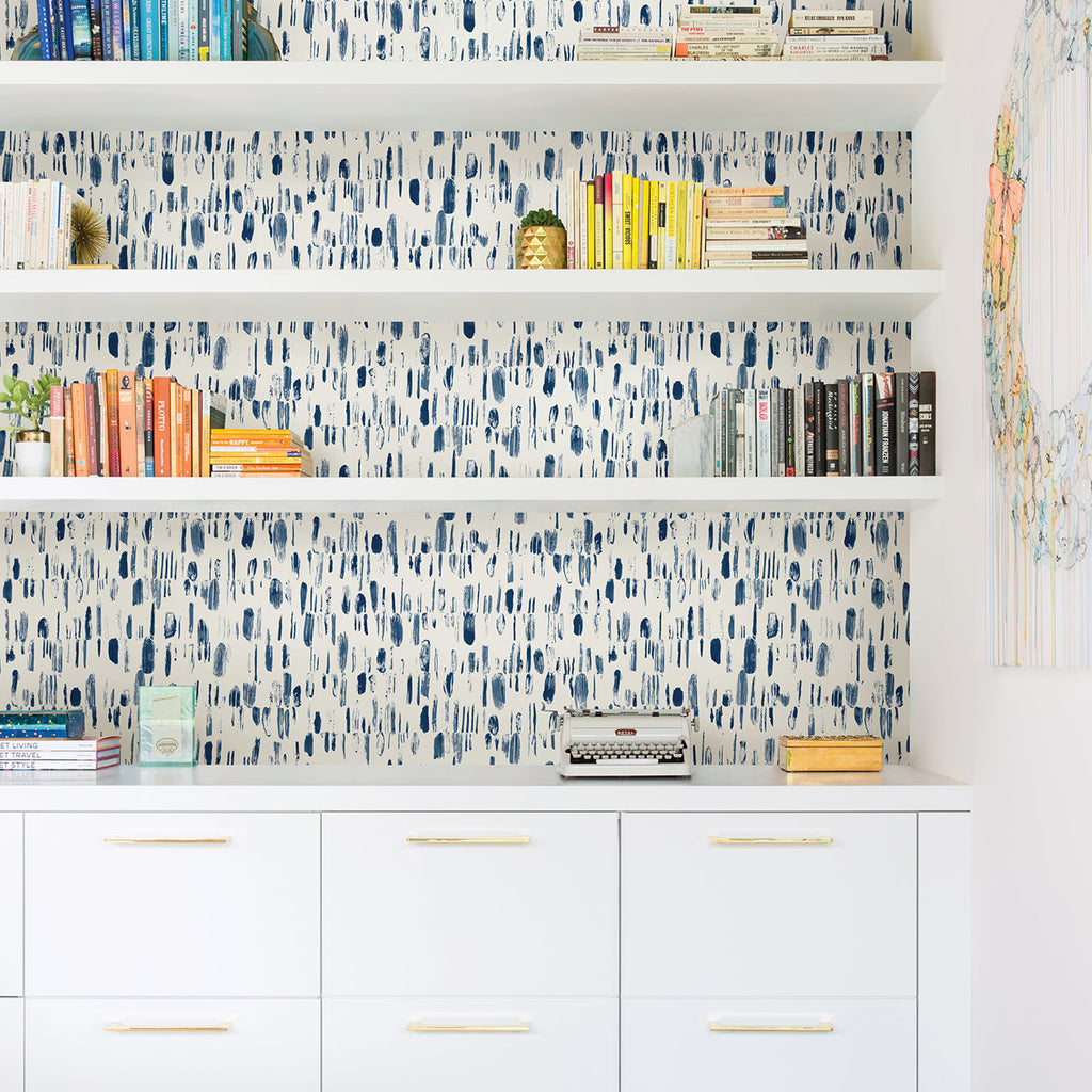 Dwell Brushstrokes Wallpaper wallpaper detail or room view