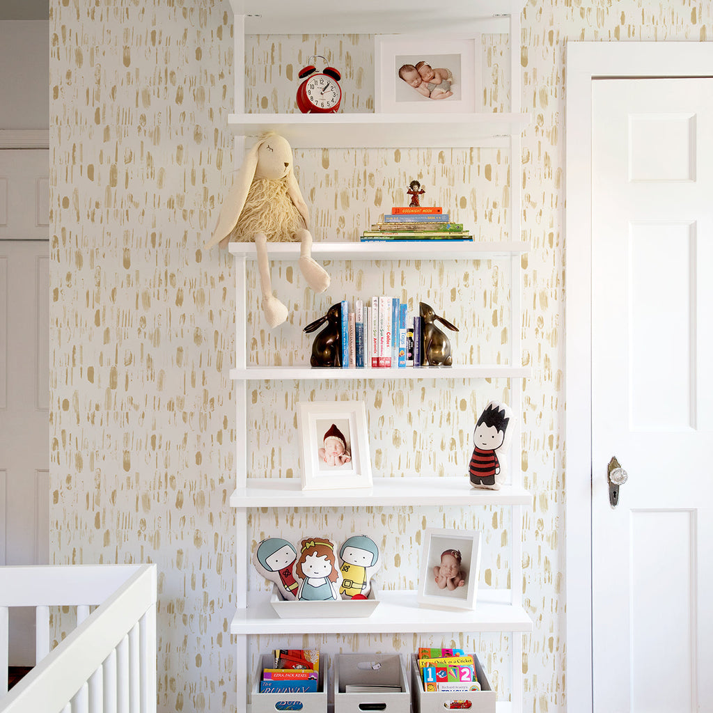 Dwell Brushstrokes Wallpaper wallpaper detail or room view