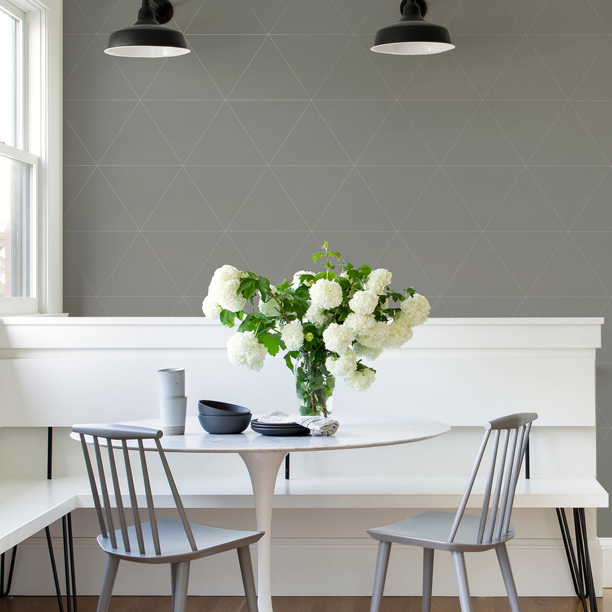 Twilight Geometric Wallpaper wallpaper detail or room view
