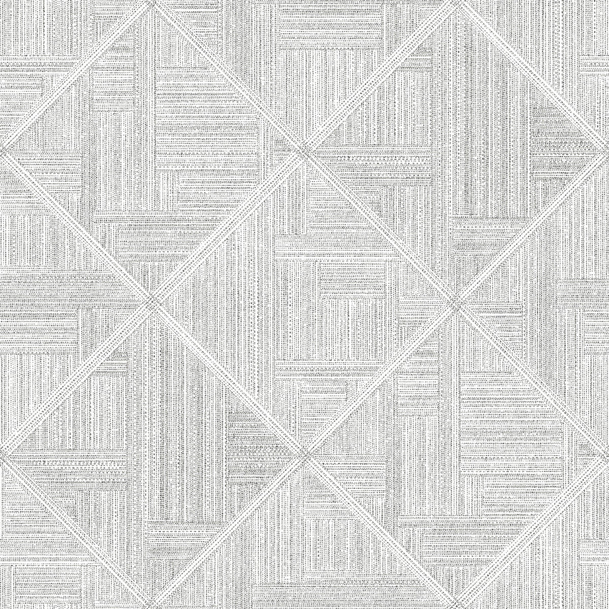 Cade Geometric Wallpaper in Grey