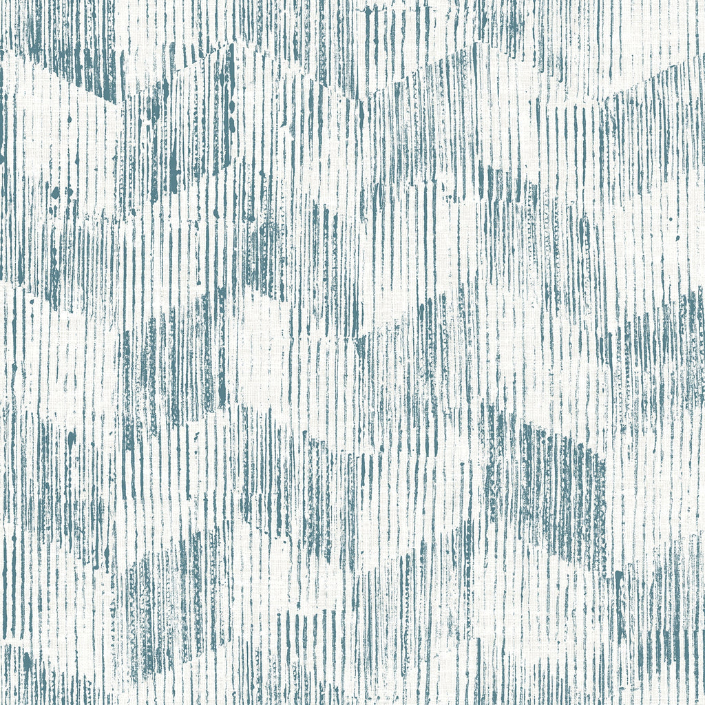 Demi Distressed Wallpaper in Teal