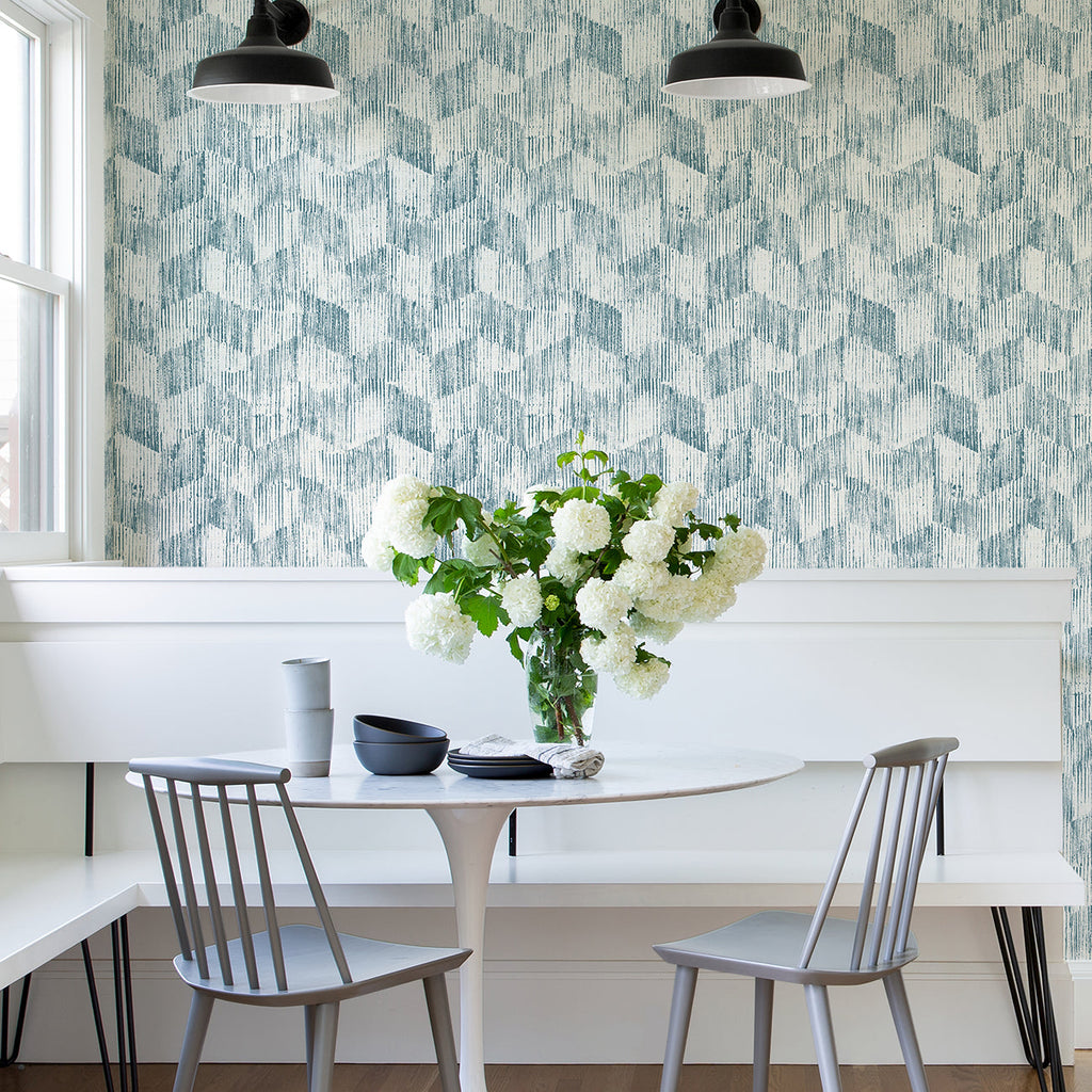 Demi Distressed Wallpaper wallpaper detail or room view