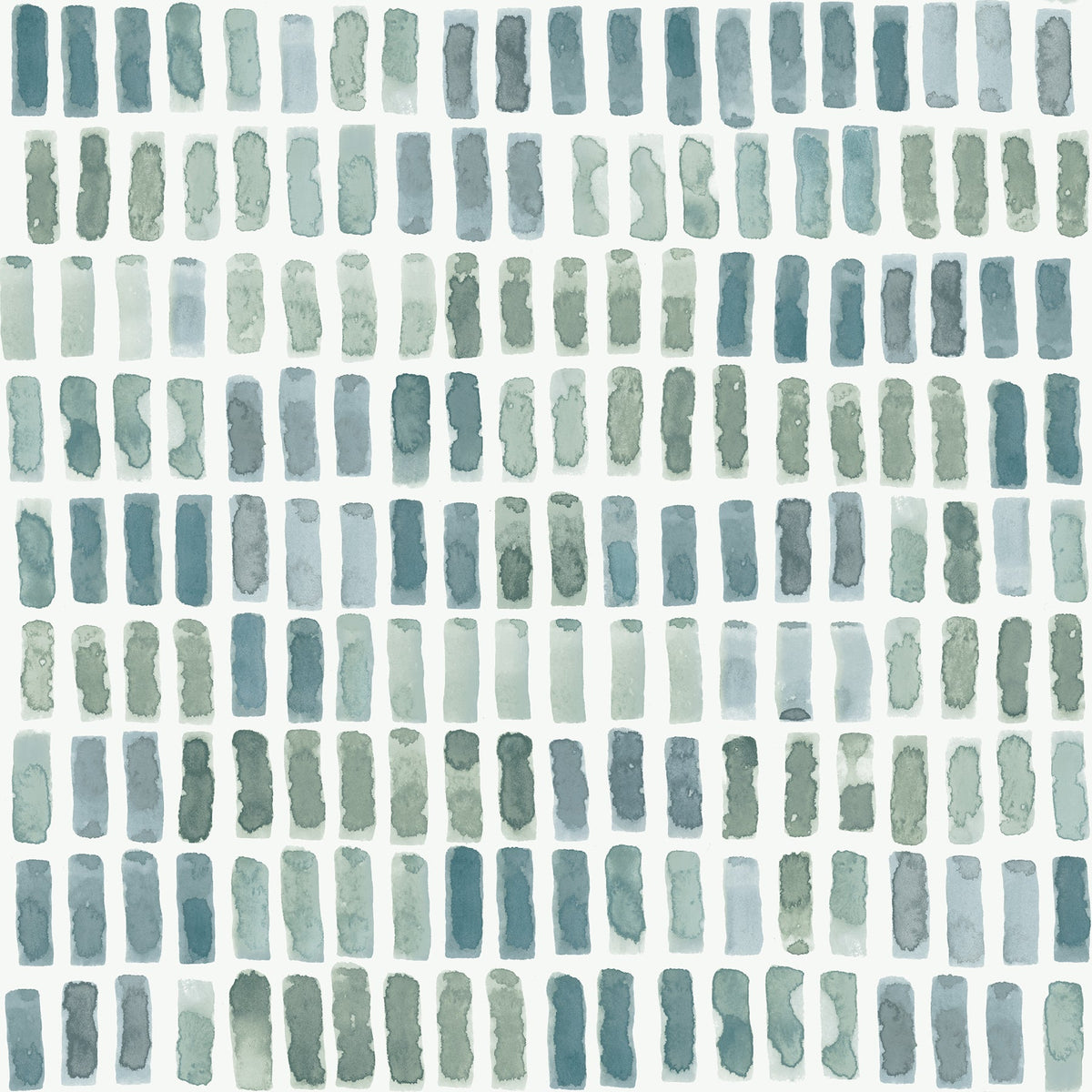 Brynne Watercolor Wallpaper in Green