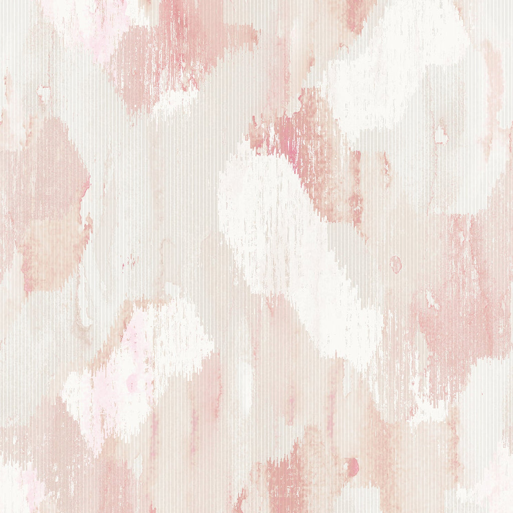 Mahi Abstract Wallpaper in Blush