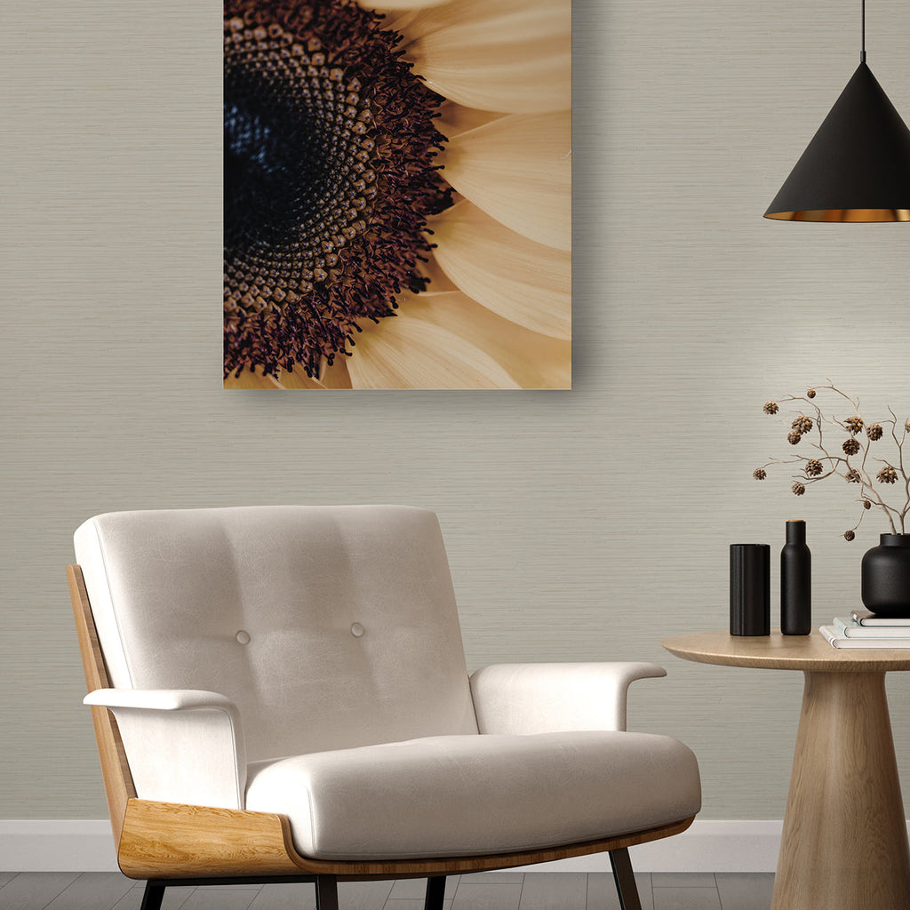 Rushmore Faux Grasscloth Wallpaper wallpaper detail or room view