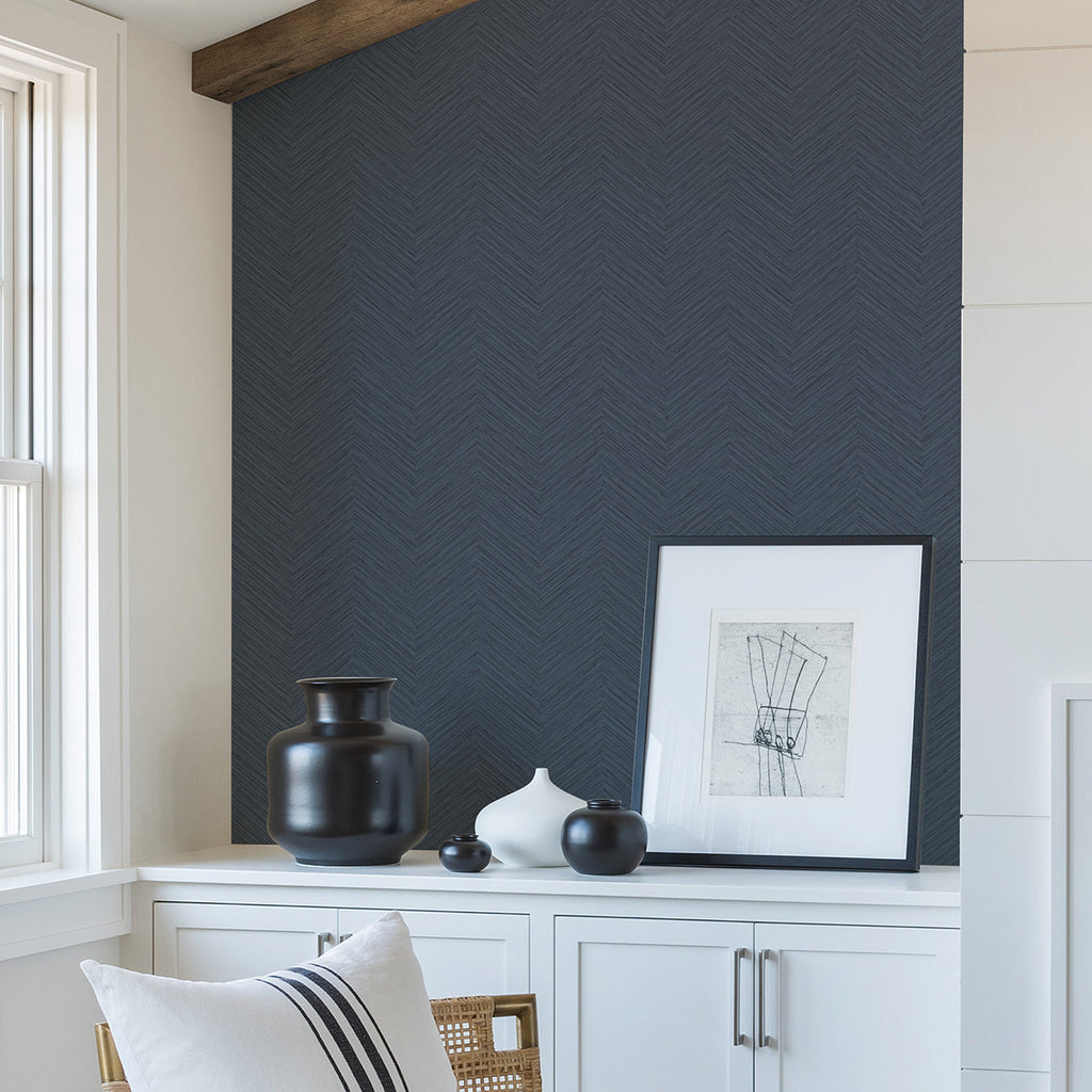 Apex Weave Wallpaper wallpaper detail or room view