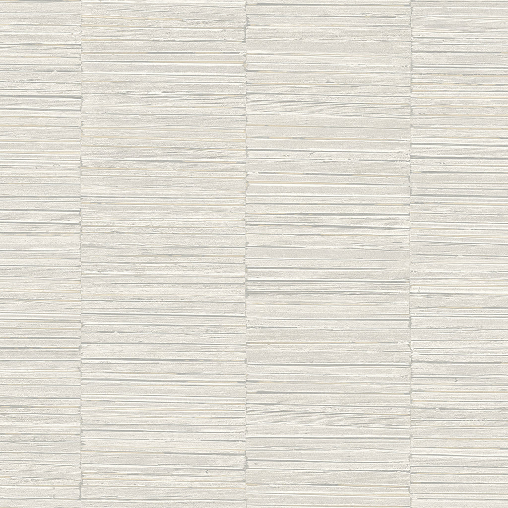 Jenga Striped Column Wallpaper in Light Grey