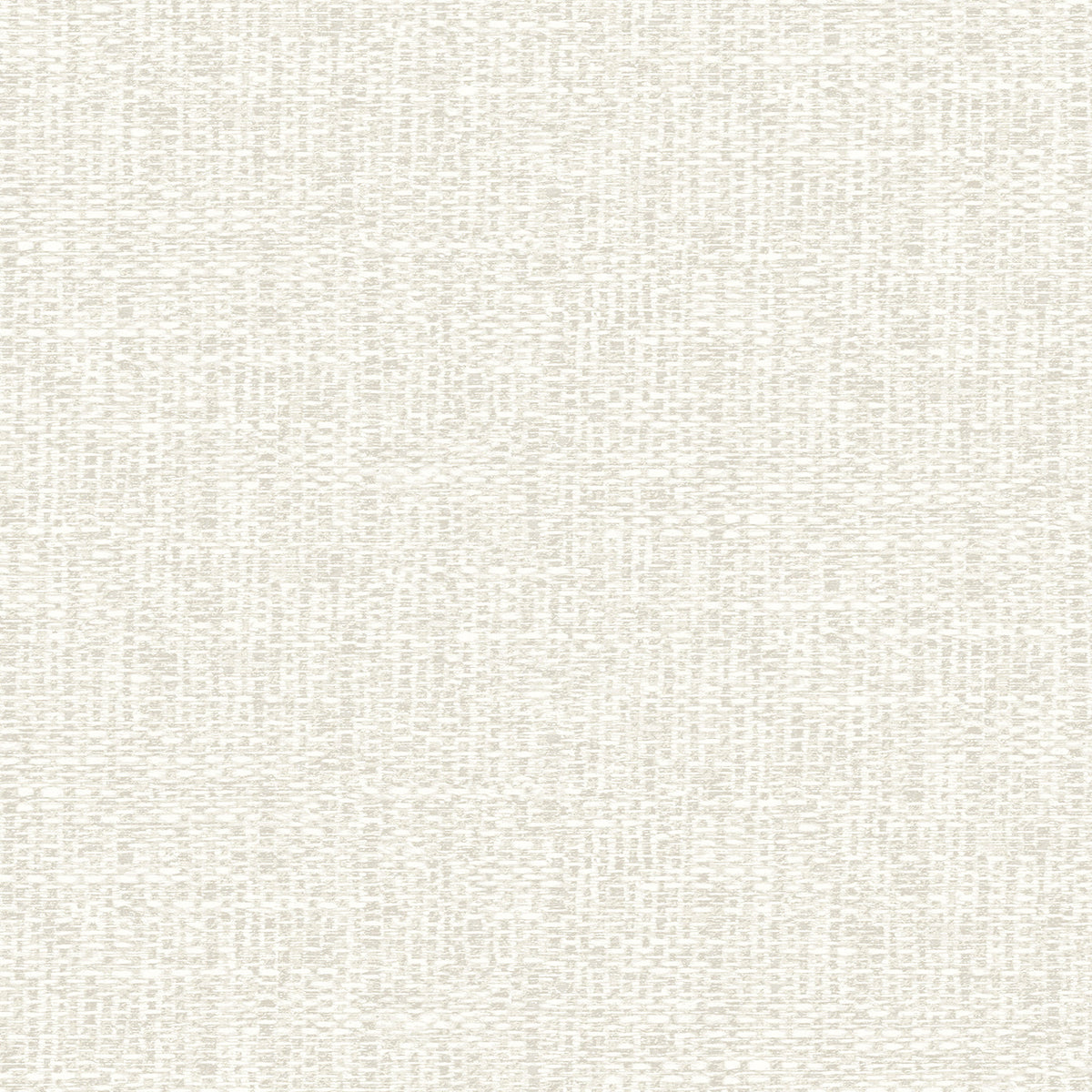 Snuggle Woven Texture Wallpaper in White