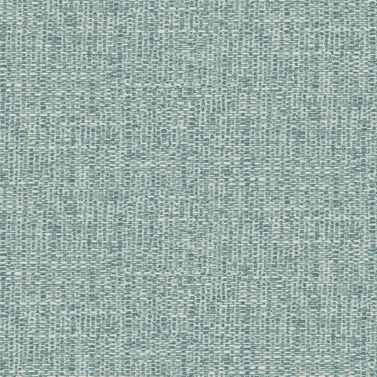 Snuggle Woven Texture Wallpaper in Teal