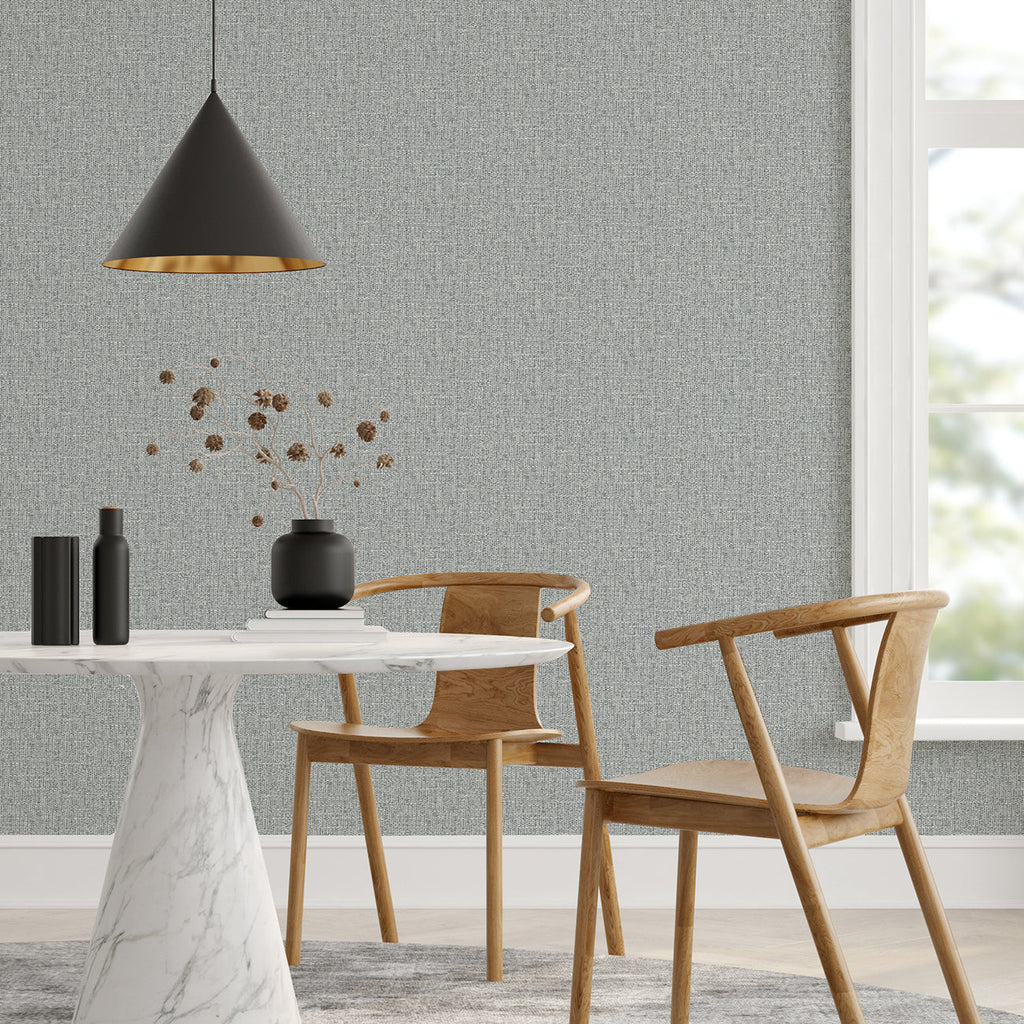 Snuggle Woven Texture Wallpaper wallpaper detail or room view
